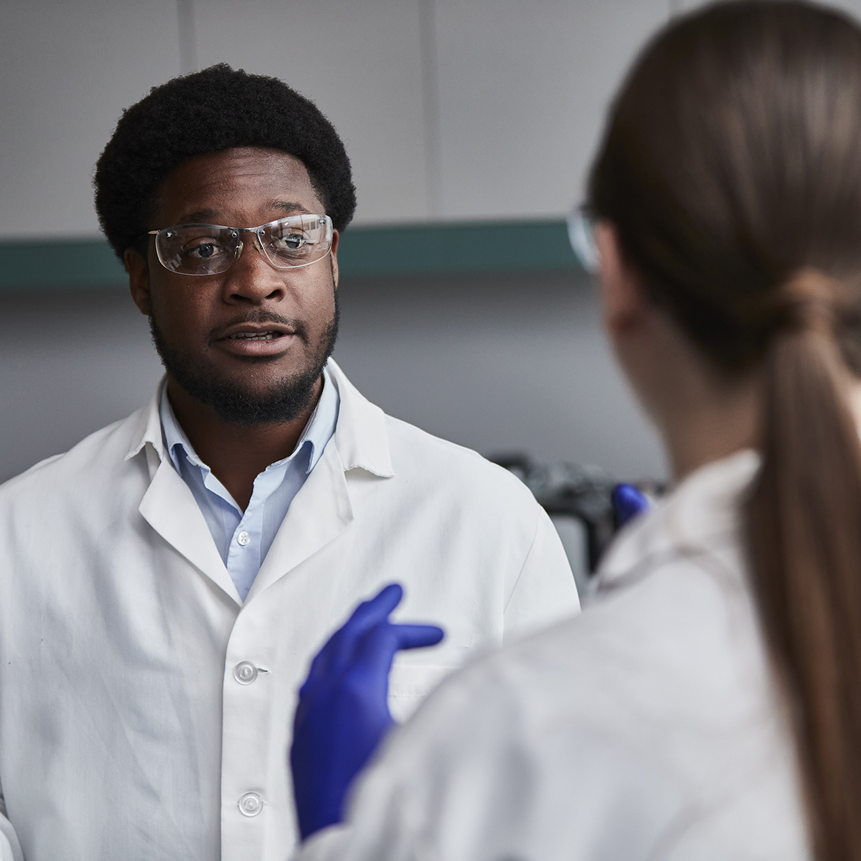 Employees Interacting