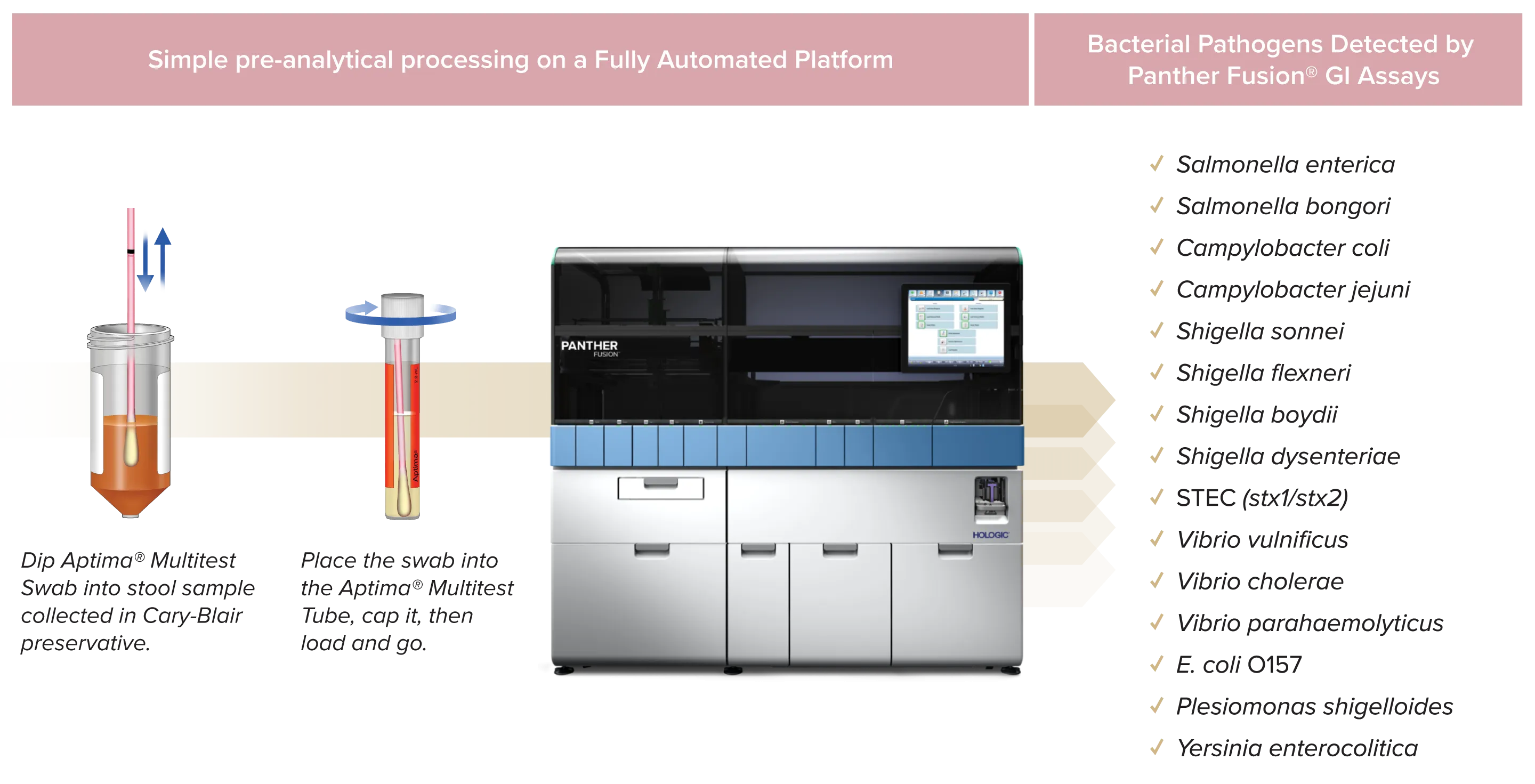 Simplified Workflow on a Fully Automated Platform Infographic