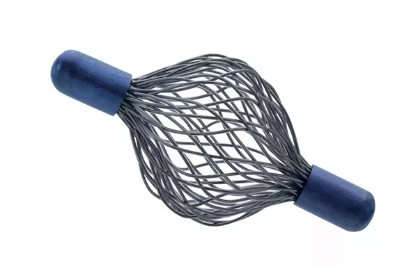 Breast biopsy marker device on white background